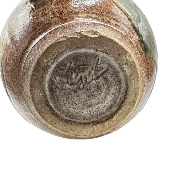 Lunt Signed Stoneware Pottery Pitcher - Picture 6 of 8